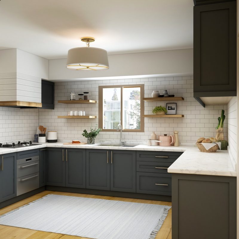 Classic style kitchen cabinets
